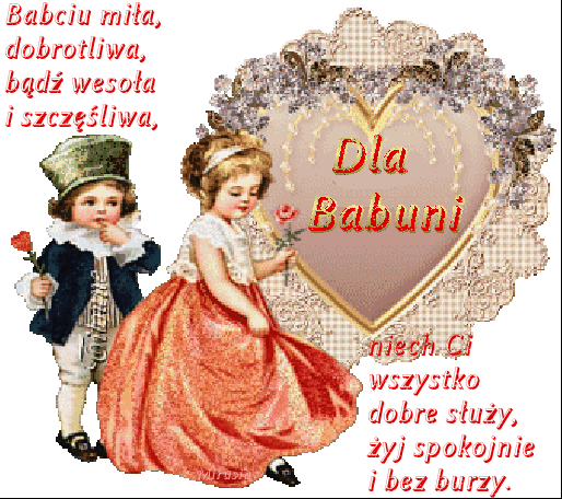 Dzieci z wierszem dla babci